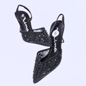 Nina Sparkle and Sequins Shoes Size 6